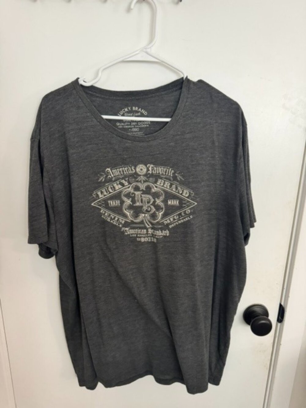 Men's Lucky Brand T-Shirt, Size XXL